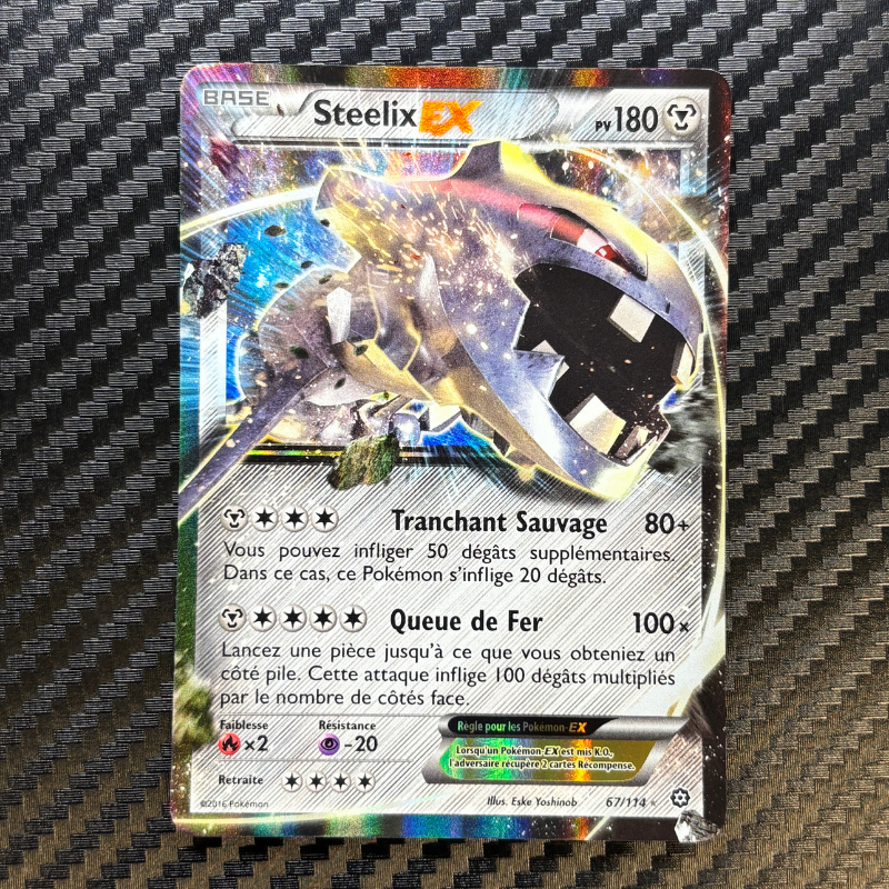 Steelix EX 67/114 - Offensive Vapeur - MINT