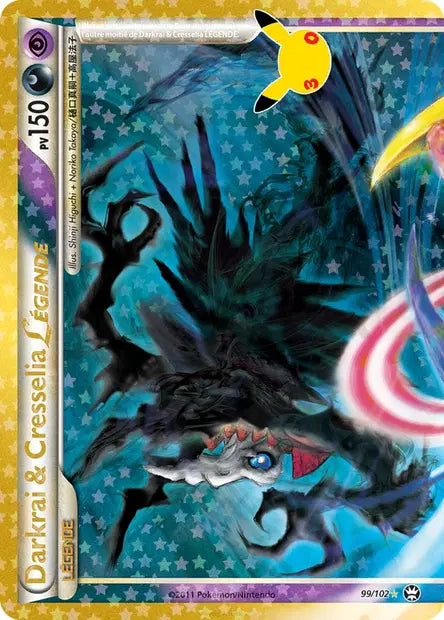 Darkrai & Cresselia Légende 099/102 30ème anniversaire