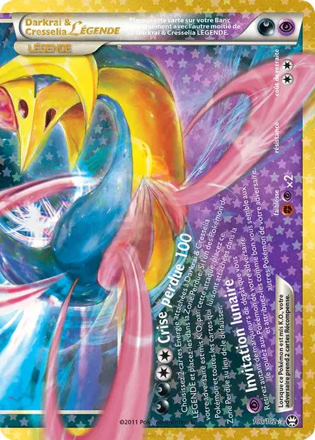 Darkrai & Cresselia Légende 100/102 30ème anniversaire