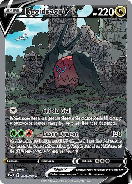 Regidrago-V 184/195 - Tempête Argentée