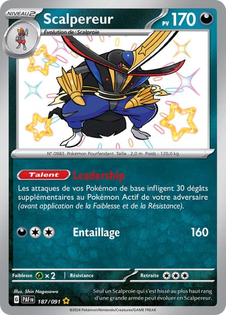 Scalpereur 187/091 - Destinées de Paldea