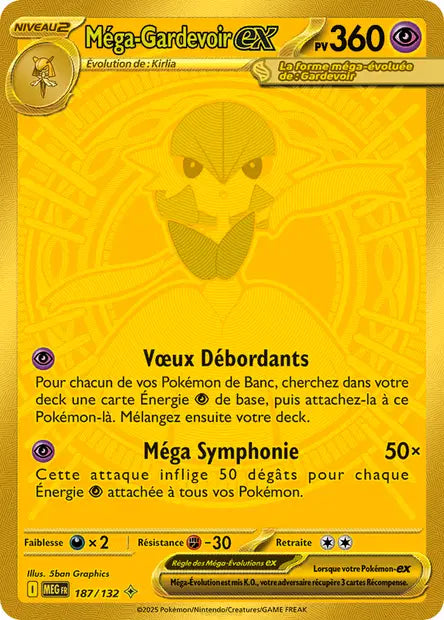 Méga-Gardevoir ex 187/132 Méga-évolution