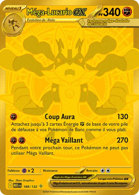 Méga-Lucario ex 188/132 Méga-évolution