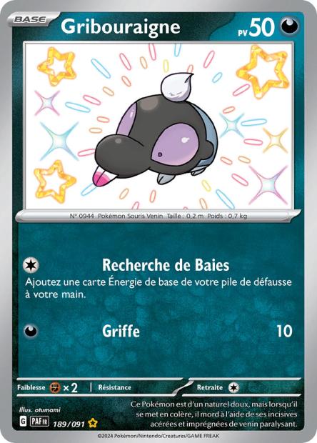 Gribouraigne 189/091 - Destinées de Paldea