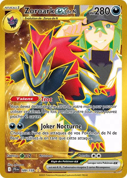 Zoroark ex de N 189/159 - Aventure Ensemble