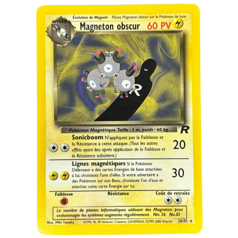 Magnéton obscur 28/82 - Team Rocket - NM
