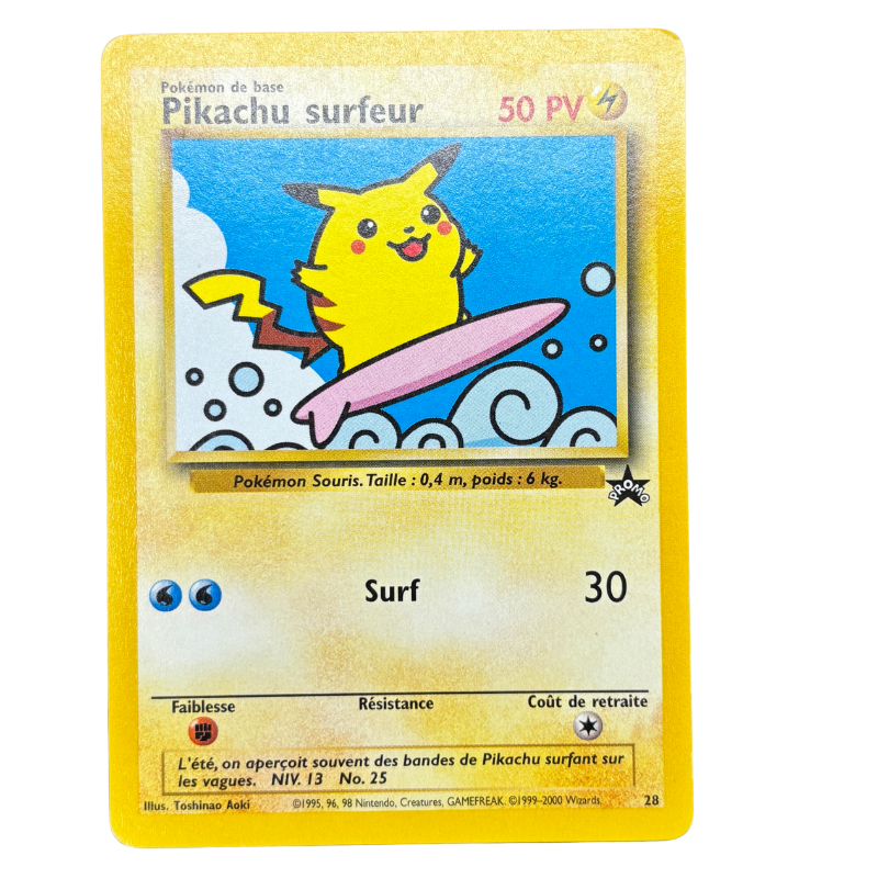 Pikachu Surfeur promo Black Star 28 - NM