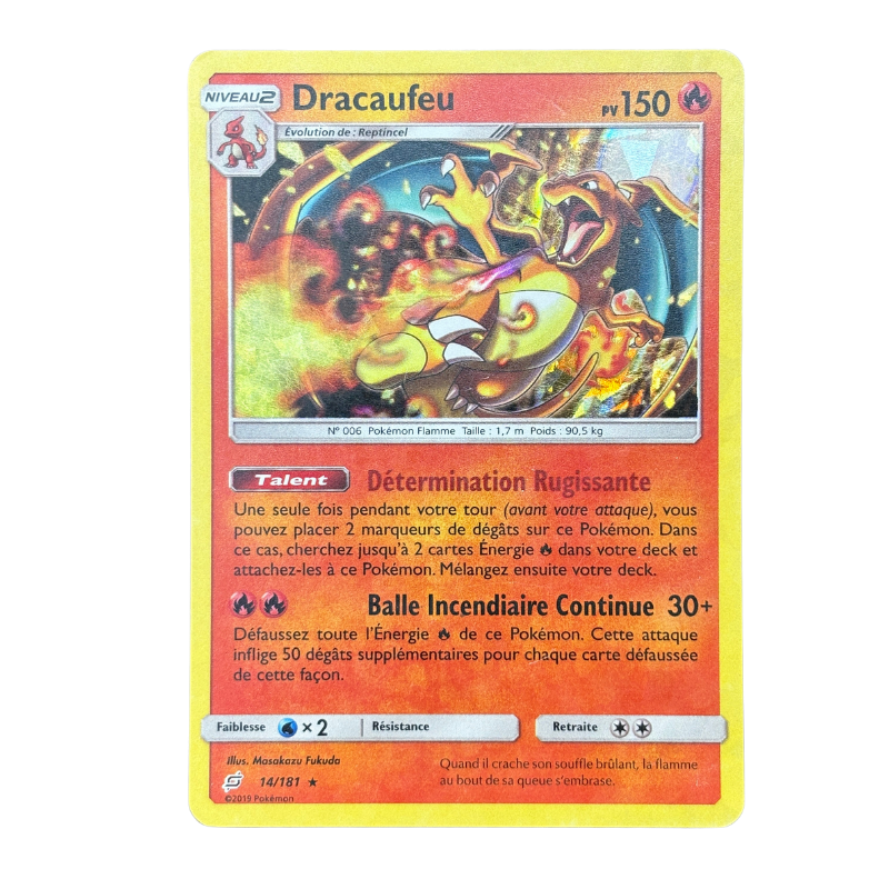 Dracaufeu 14/181 - Duo de choc - EXC+
