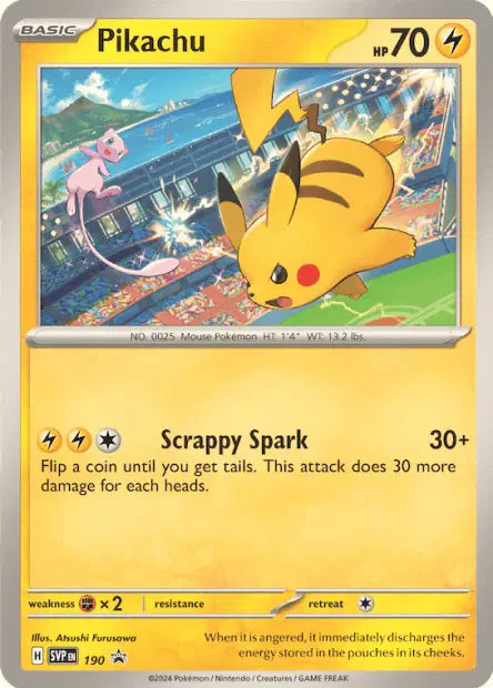 Pikachu promo SVP 190 | scellé