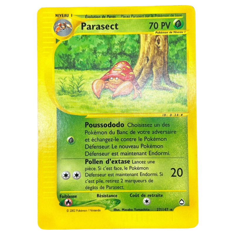 Parasect 27/147 - Aquapolis - NM