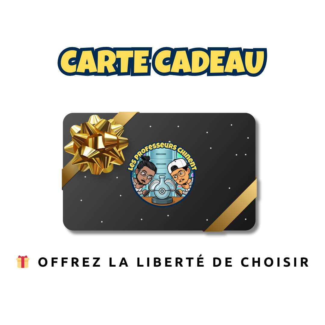 Carte cadeau les professeurs chinent