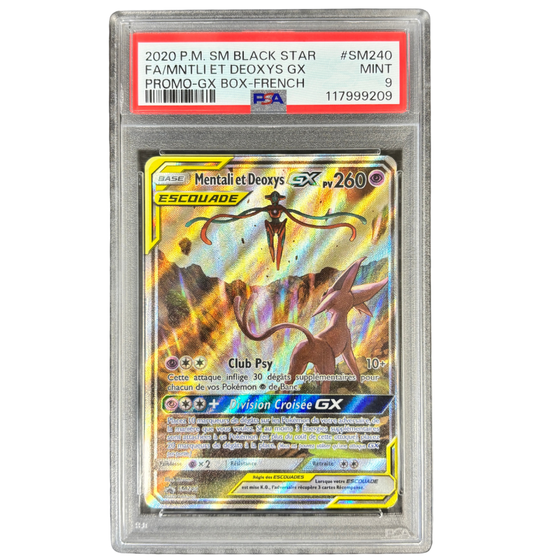 Mentali et Deoxys sm240 PSA 9