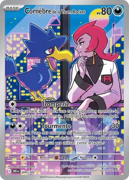 Cornèbre de la Team Rocket 200/182 - Rivalités Destinées