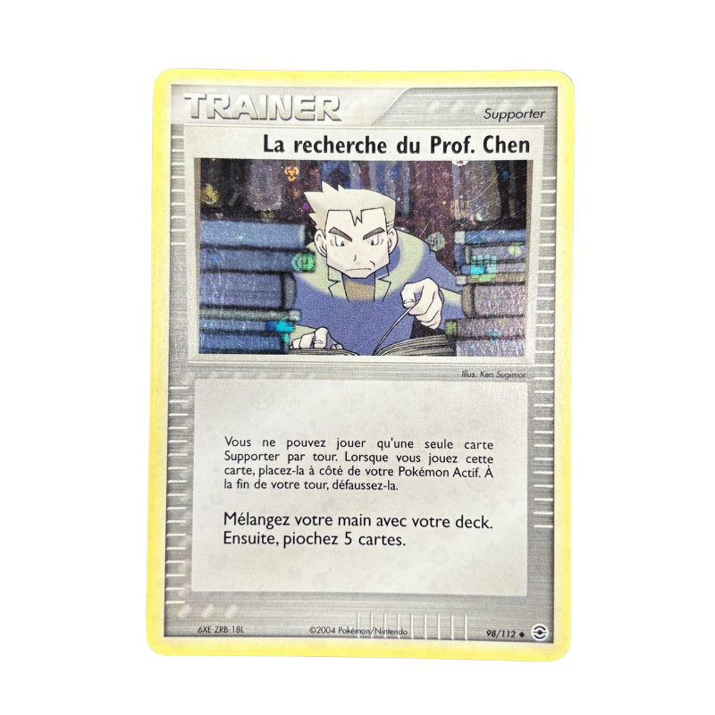 La recherche du Prof. Chen 98/112 - RFVF - EXC+