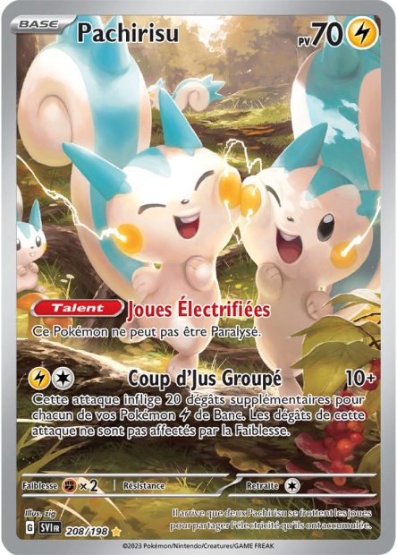 Pachirisu 208/258 - Écarlate et Violet