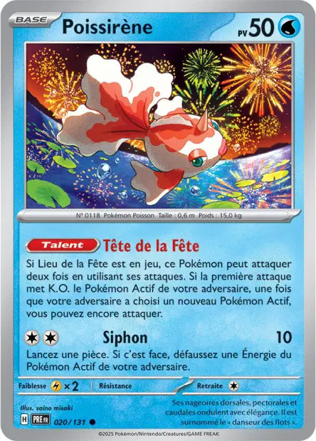 Poissirène 020/131 - Pokeball Évolution Prismatique