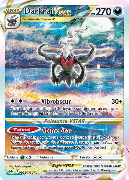 Darkrai-VSTAR GG50/GG70 - Zénith Suprême