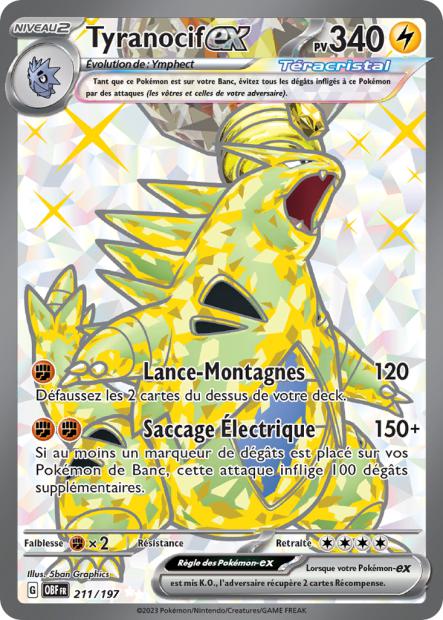 Tyranocif-ex 211/197 - Flammes Obsidiennes