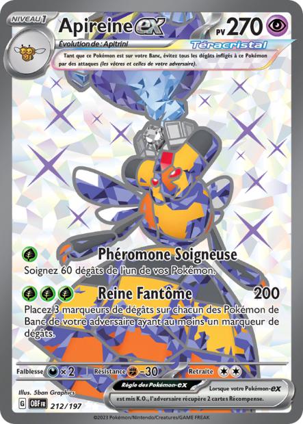 Apireine-ex 212/197 - Flammes Obsidiennes