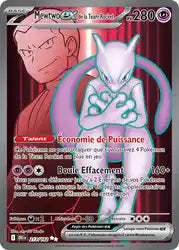 Mewtwo ex de la Team Rocket 213/182 - Rivalités Destinées