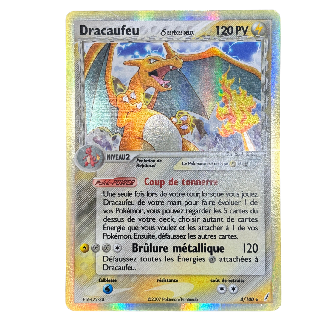 Dracaufeu 4/100 Gardiens de cristal – EXC+
