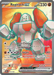 Regirock ex 214/182 - Rivalités Destinées