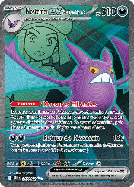 Nostenfer ex de la Team Rocket 217/182 - Rivalités Destinées