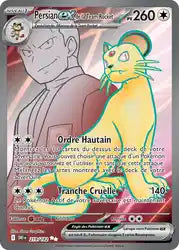 Persian ex de la Team Rocket 219/182 - Rivalités Destinées