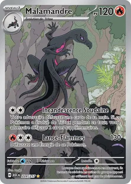 Malamandre 224/217 Héros Transcendants