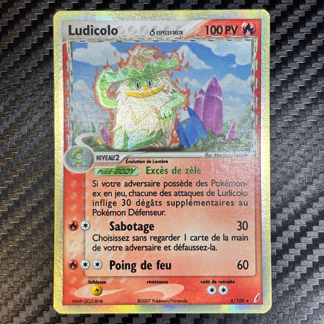 Ludicolo 6/100 Gardiens de cristal – EXC+