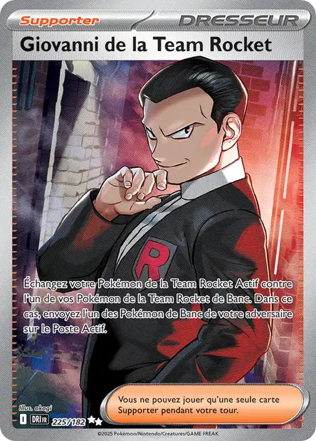 Giovanni de la Team Rocket 225/182 - Rivalités Destinées