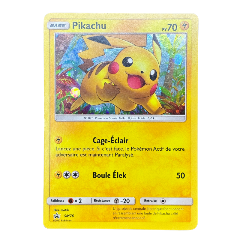 Pikachu SM76 - Promo Soleil & Lune - NM
