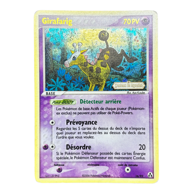 Girafarig 16/92 - Créateurs de légendes - TBE+