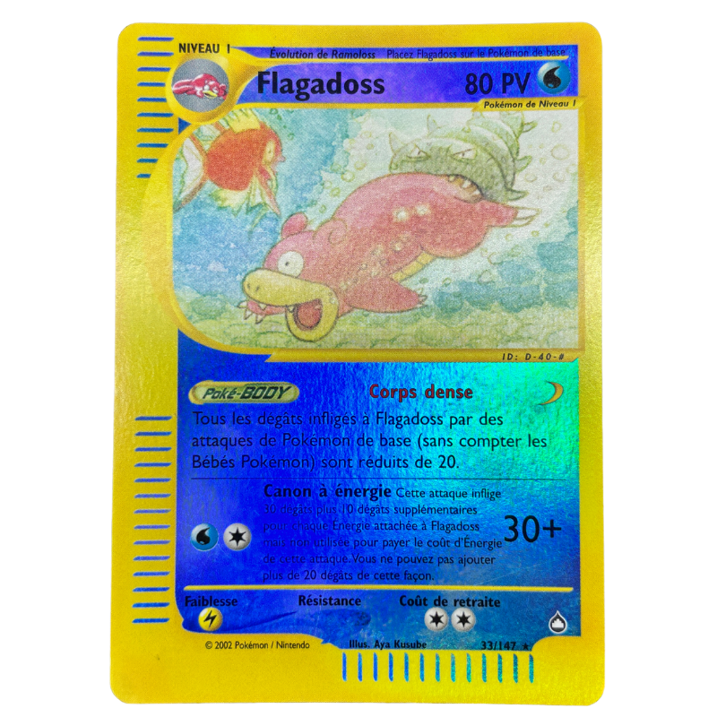 Flagadoss 33/147 ( reverse ) - Aquapolis - NM