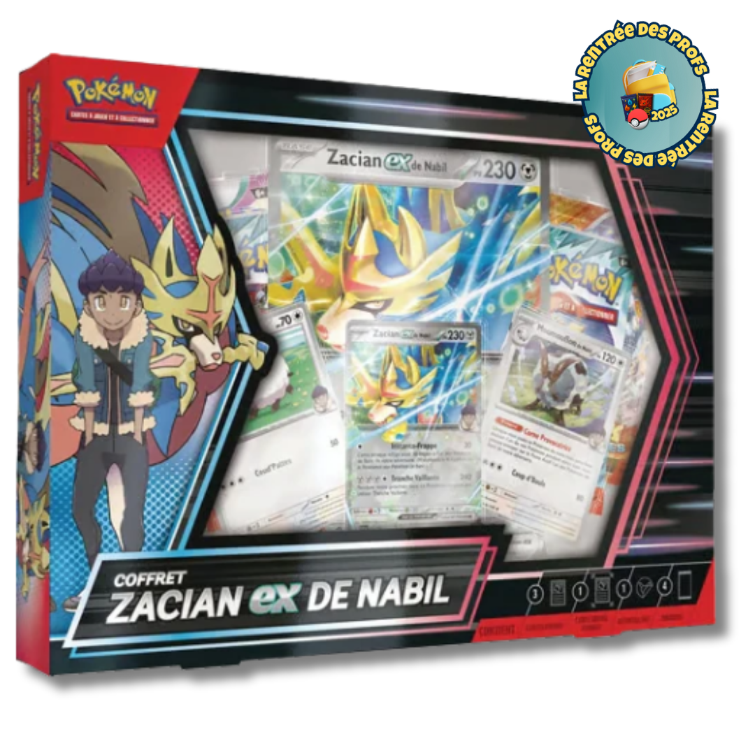Coffret Zacian EX de Nabil