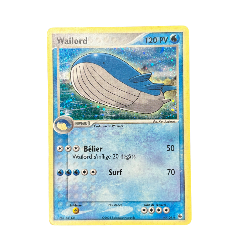 Wailord 14/109 - Rubis & Saphir EX