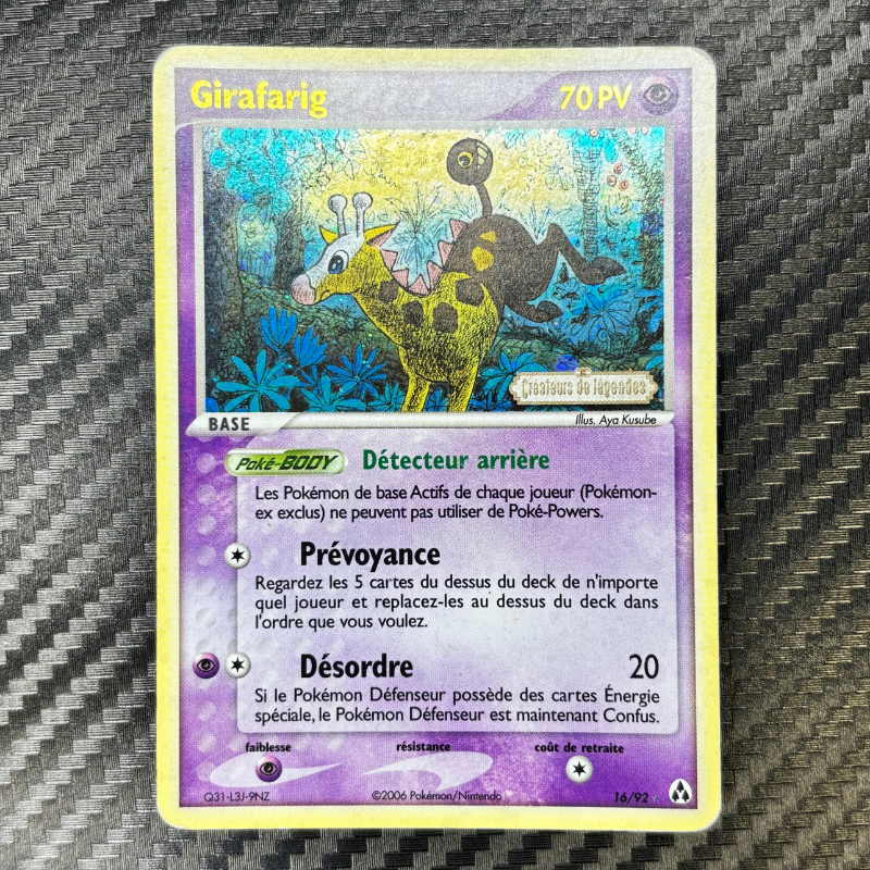 Girafarig 16/92 - Créateurs de légendes - TBE+