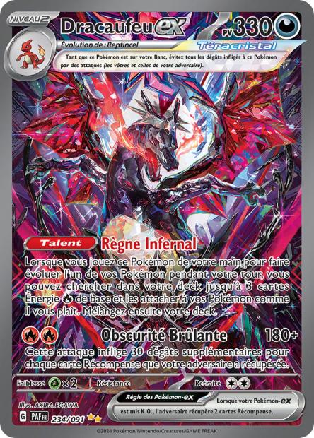 Dracaufeu-ex 234/091 - Destinées de Paldea