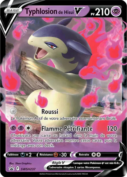 Typhlosion de Hisui-V SWSH237 - Promo SWSH