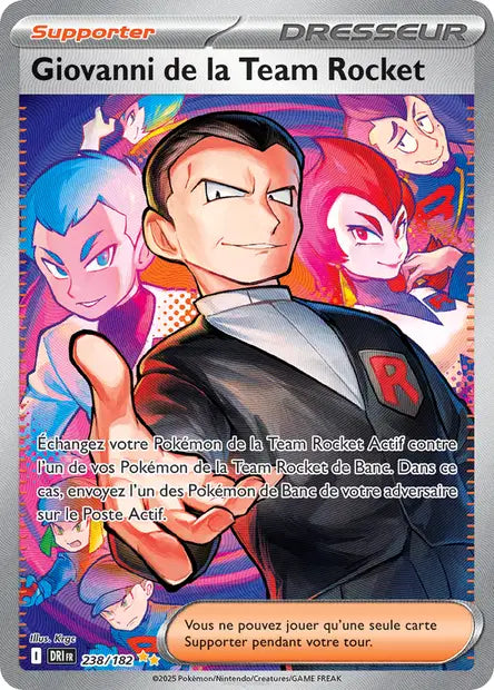 Giovanni de la Team Rocket 238/182 - Rivalités Destinées