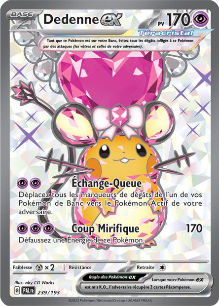 Dedenne-ex 239/193 - Évolutions à Paldea
