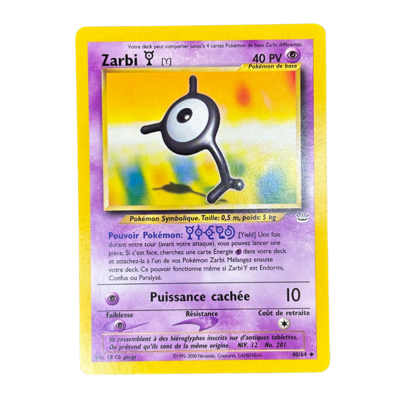 Zarbi Y 40/64 - Neo Revelation- NM