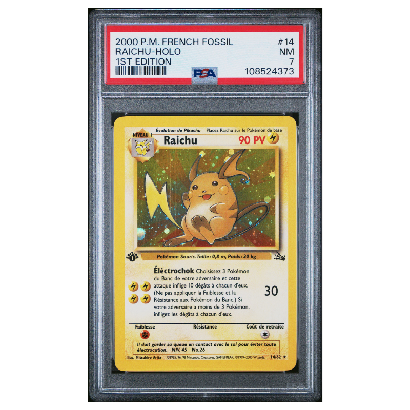 Raichu 14/62 ED1 - PSA 7
