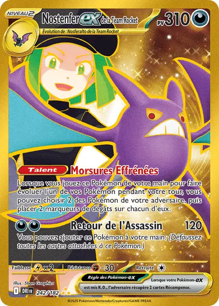 Nostenfer ex de la Team Rocket 242/182 - Rivalités Destinées