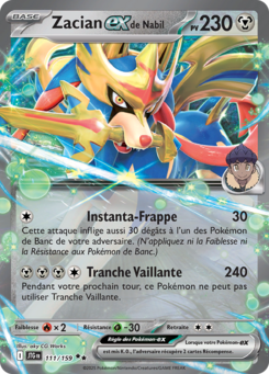 Zacian ex de Nabil 111/159 - Aventure Ensemble