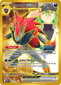 Zoroark ex de N 189/159 - Aventure Ensemble