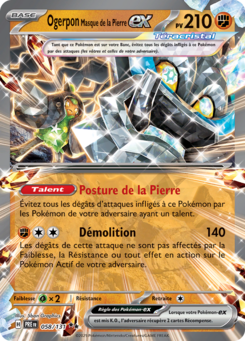 Ogerpon Masque de la Pierre-ex 058/131 - Évolutions Prismatiques