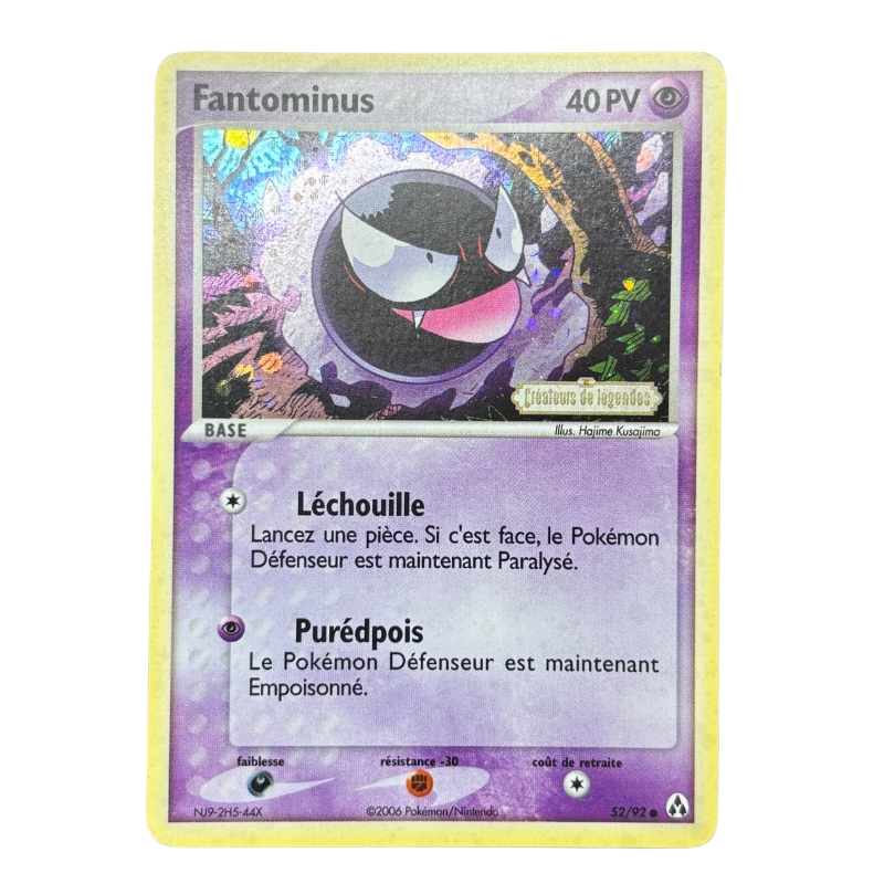 Fantominus 52/92 - Créateurs de légendes - TBE+