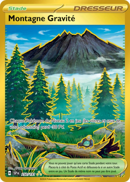 Montagne Gravité 250/191 - Étincelles Déferlantes