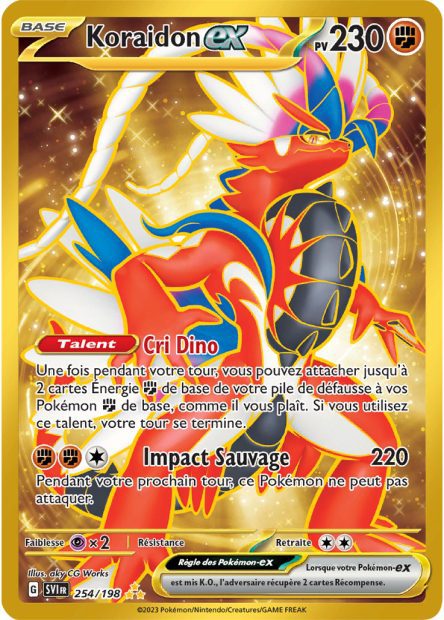 Koraidon-ex 254/198 - carlate et Violet Koraidon-ex 254/198 - carlate et Violet